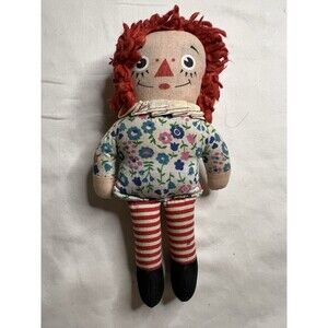 vintage 1960s – 1970s Knickerbocker Raggedy Ann doll